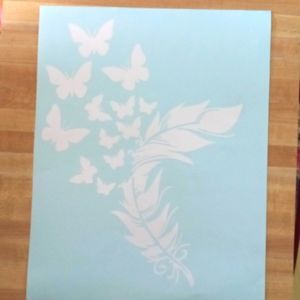 Decal sticker, variety of colors, 12"x 9" inches, cars, trucks, windows more